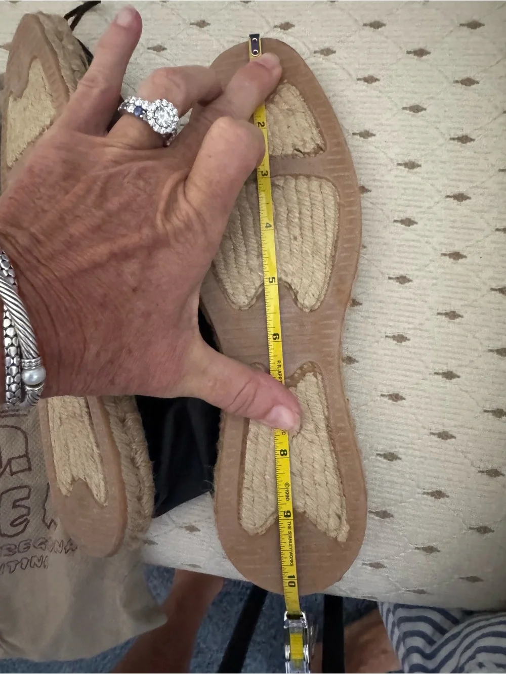 Black Espadrille Slip-On Shoes